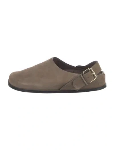 Pre-owned A.emery Suede Mules In Gray