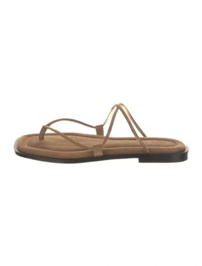 Pre-owned A.emery Suede Sandals In Brown