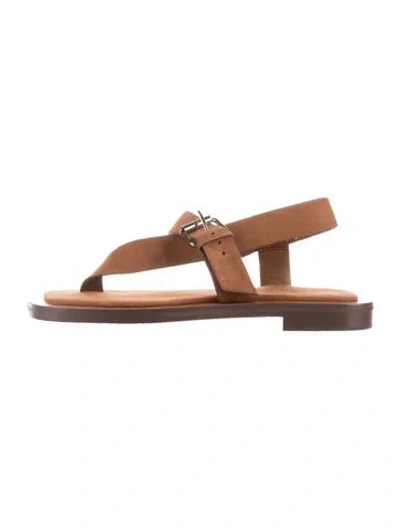 Pre-owned A.emery Suede Sandals In Brown