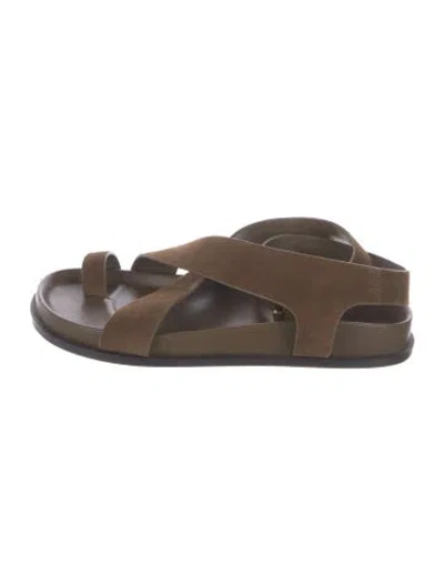 Pre-owned A.emery Suede Sandals In Brown
