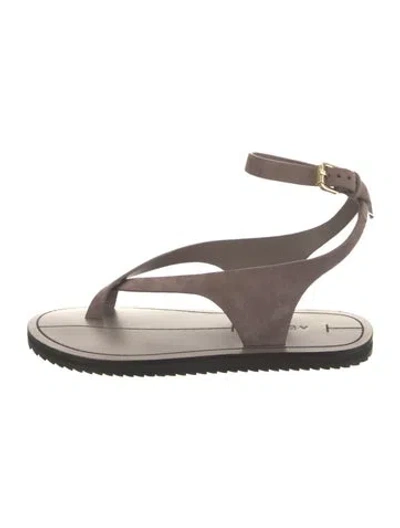 Pre-owned A.emery Suede Sandals In Multicolor
