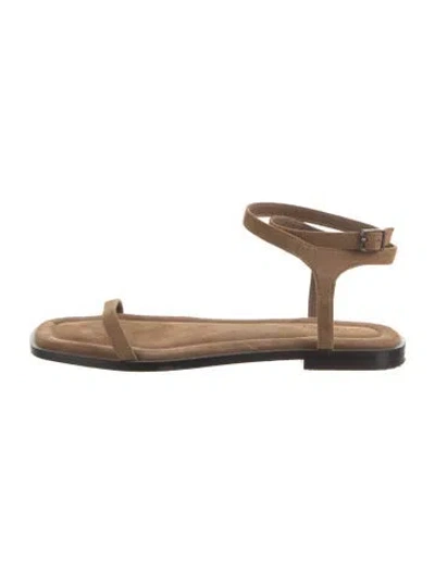 Pre-owned A.emery Suede Sandals In Neutral