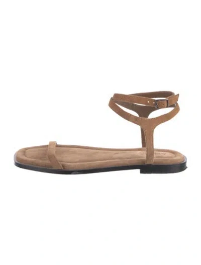 Pre-owned A.emery Suede Sandals In Neutral