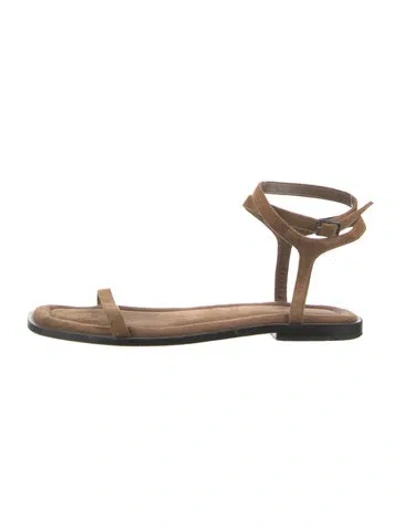 Pre-owned A.emery Suede Sandals In Neutrals