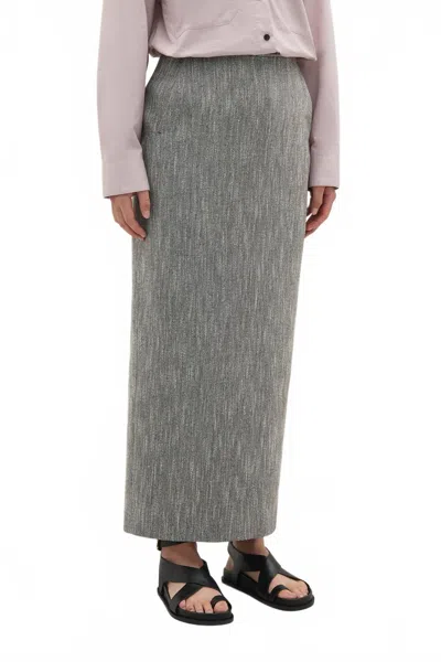 A.emery The Innes Skirt In Black/white In Gray
