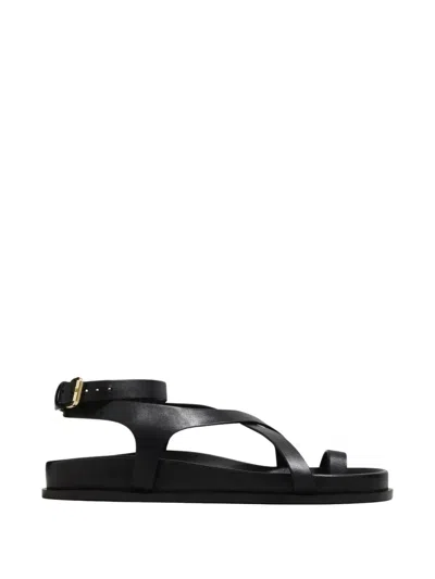 A.emery The Jalen Crossover Sandals In Black