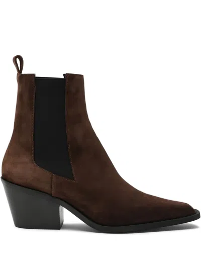 A.emery The Leo Suede Boots In Brown