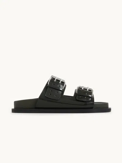 A.emery A. Emery Leon Sandals Vintage Forest In Black