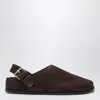 A.emery The Louis Clog Marroni In Suede In Brown