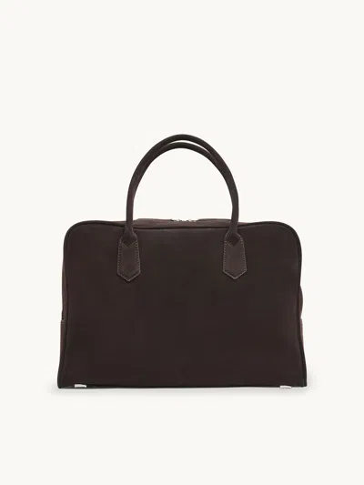 A.emery The Talbot Bag Black Berry Suede In Brown