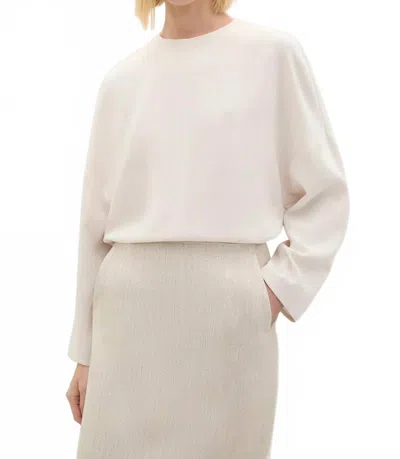 A.emery Tilden Dropped Sleeve Top In Oyster In White