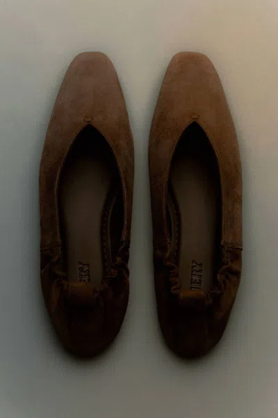 A.emery Women's Brie Flat Shoes In Cognac In Brown