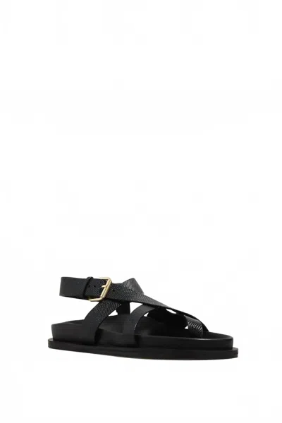 A.emery Women's Elbert Open Toe Sandal In Black