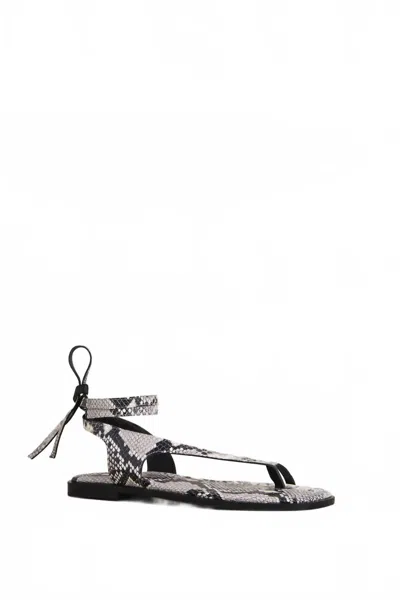 A.emery Women's Heidi Sandal In Eggshell Snake In Multi