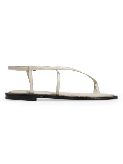 A.emery Reef Leather Sandals In White