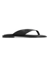 A.emery 'flora' Black Sandals With Flip-flop Design And Grooved Sole In Leather Woman In Black