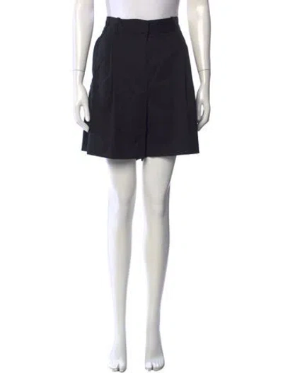 Pre-owned A.emery Wool Mini Shorts In Black