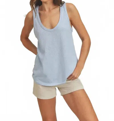Aemi + Co Ada Knit Tank Top In Blue