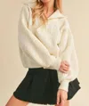 Aemi + Co Danae Sweater In White In White