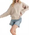 Aemi + Co Elaine Sweater In Oat