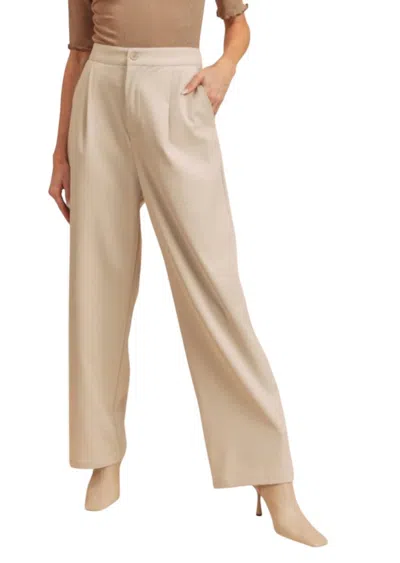 Aemi + Co Molly Pants In Beige