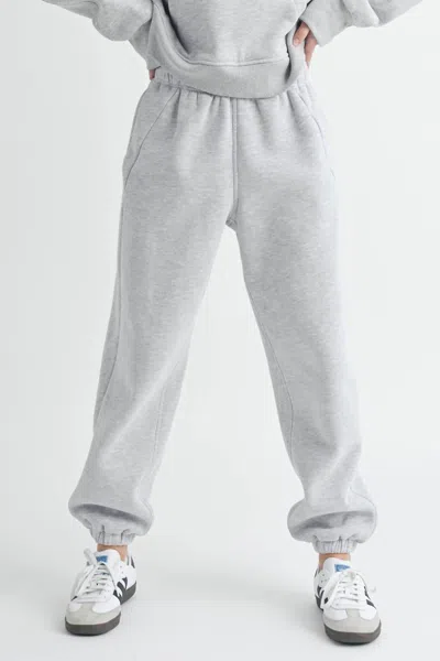 Aemi + Co Rani Joggers In Heather Gray