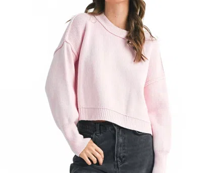 Aemi + Co Regina Sweater In Pink
