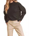 Aemi + Co Ryleigh Sweater In Black In Black