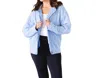Aemi + Co Sky Blue Dixie Quilted Jacket In Blue