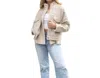 Aemi + Co Sydney Sand Colored Mixed Corduroy Jacket In Multi