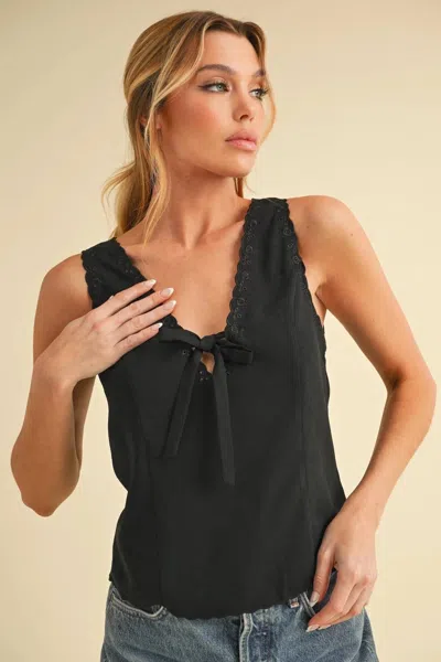 Aemi + Co The Madi Top In Black