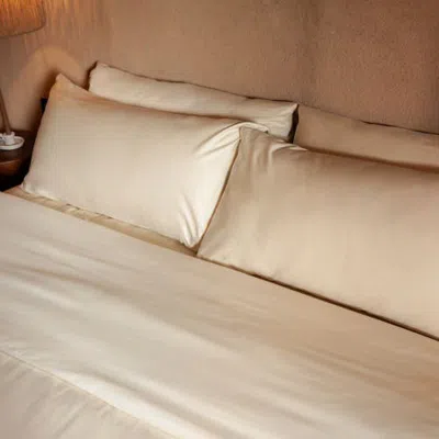 Aeptom Long-staple Cotton Bed Sheet Set In Oatmeal