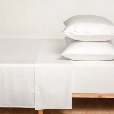 Aeptom Long-staple Cotton Bed Sheet Set In White