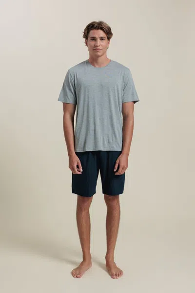Aeptom Natural Bottom Shorts In Navy