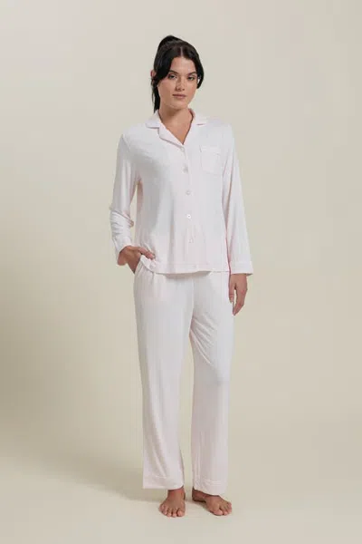 Aeptom Natural Long Sleeve Pajama Top Shirt In Animal Print