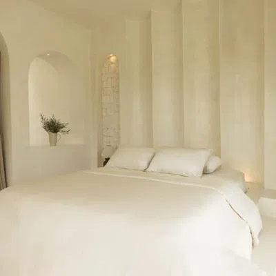 Aeptom Organic Natural Sateen Bed Sheet Set In Oatmeal