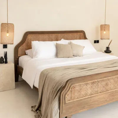 Aeptom Organic Natural Sateen Duvet Cover Set In White