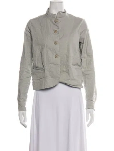 Pre-owned Aequamente Jacket In Grey