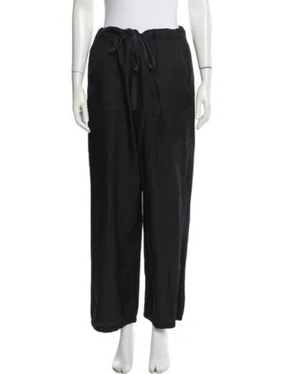 Pre-owned Aequamente Wide Leg Pants In Black