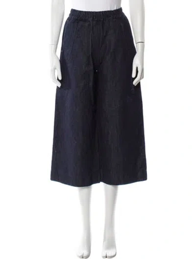 Pre-owned Aequamente Wide Leg Pants In Blue