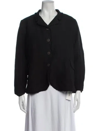 Pre-owned Aequamente Wool Blazer In Black