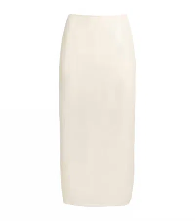Aer Women's Sequin Midi Skirt In Beige In Neutral