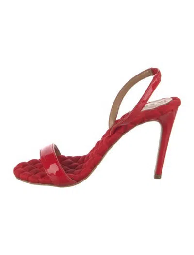 Pre-owned Aera Sandals In Red