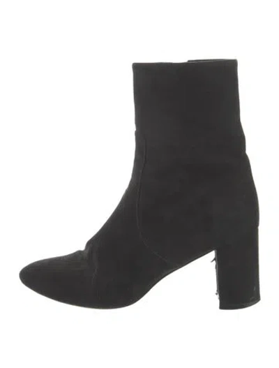 Pre-owned Aera Suede Boots In Black