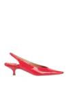 Aera Woman Pumps Red Size 8 Textile Fibers