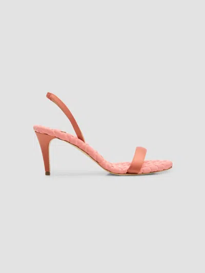 Aera Women's Claudia 70mm Satin Slingback Sandals In Pink