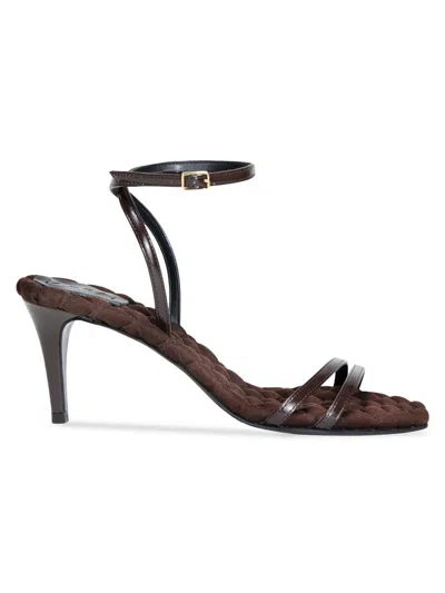 Aera Women's Laura 70mm Stilleto Sandals In Brown