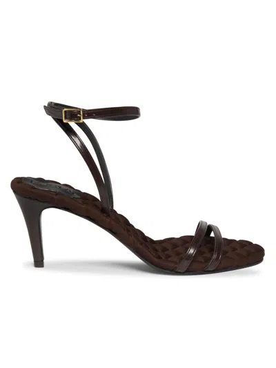 Aera Women's Laura 75mm Faux Leather Sandals In Brown