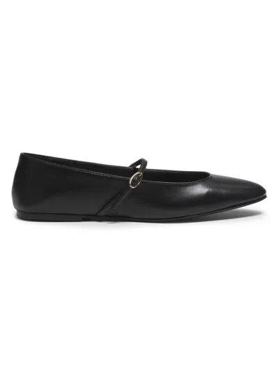 Aera Women's Mina Almond-toe Mary Janes In Black