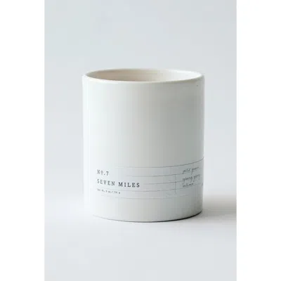 Aerangis No. 7 Seven Miles Scented Candle In White